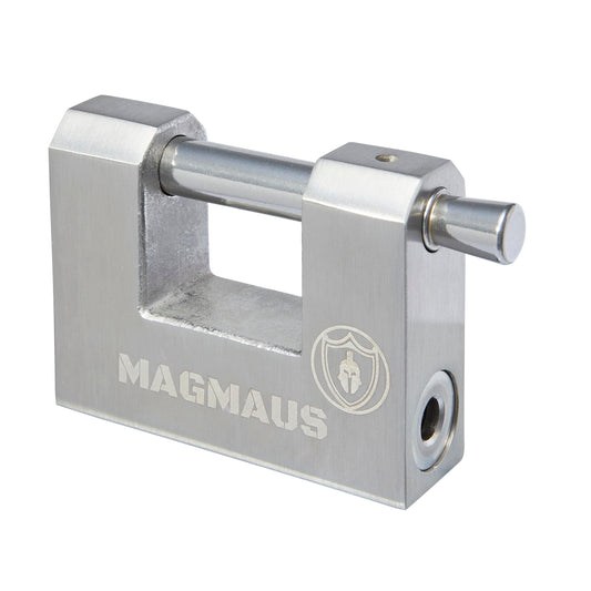 Magmaus® RTL70 Heavy Duty Lock for Shipping Container - [Weatherproof] - Secure Outdoor Lock for Storage Unit, Gate, Shed, Fence, Door - 3 Keys