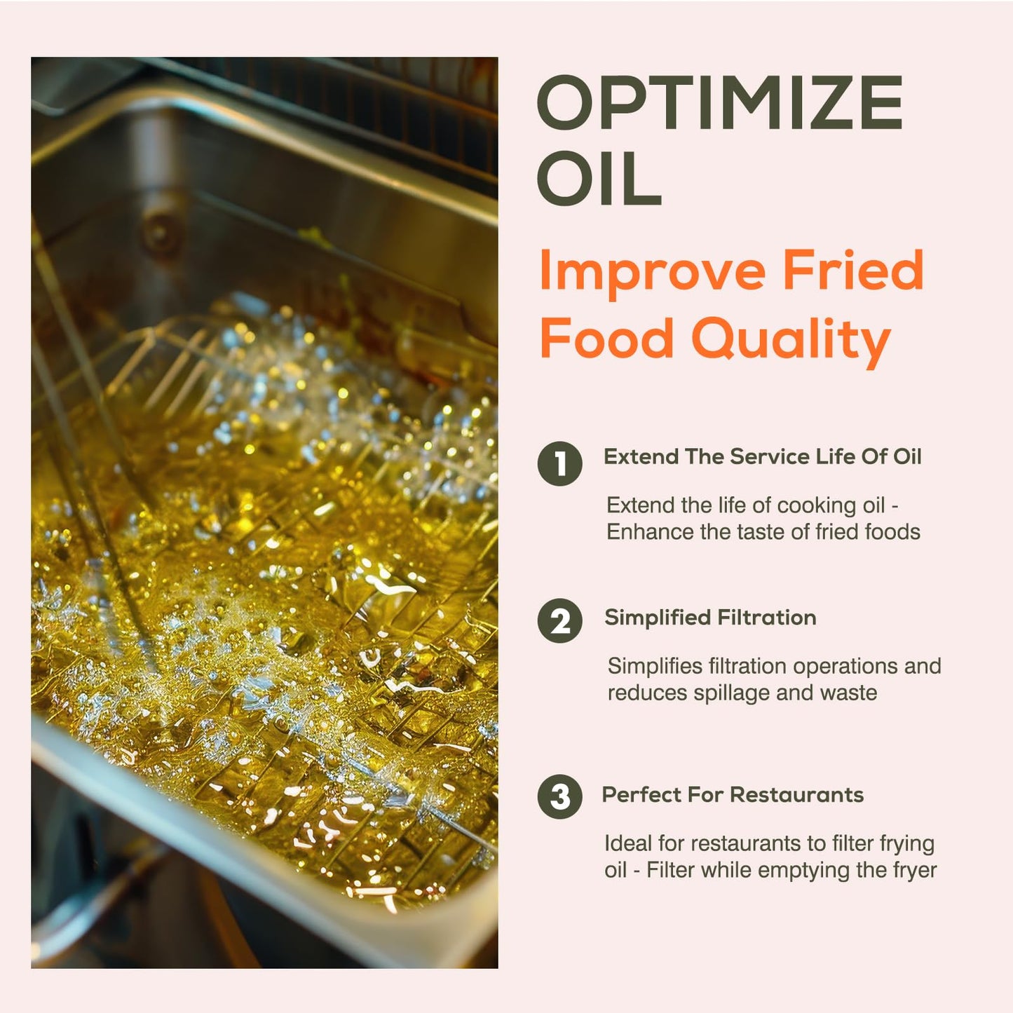 50PCS 10” Fryer Oil Filters, Deep Fryer Oil Cone Filter Filters with Folding Arms to Attach to Deep Fryers, Maple Syrup Grease Filter Cones, for Longer-Lasting Frying Oil & Maple Syrup