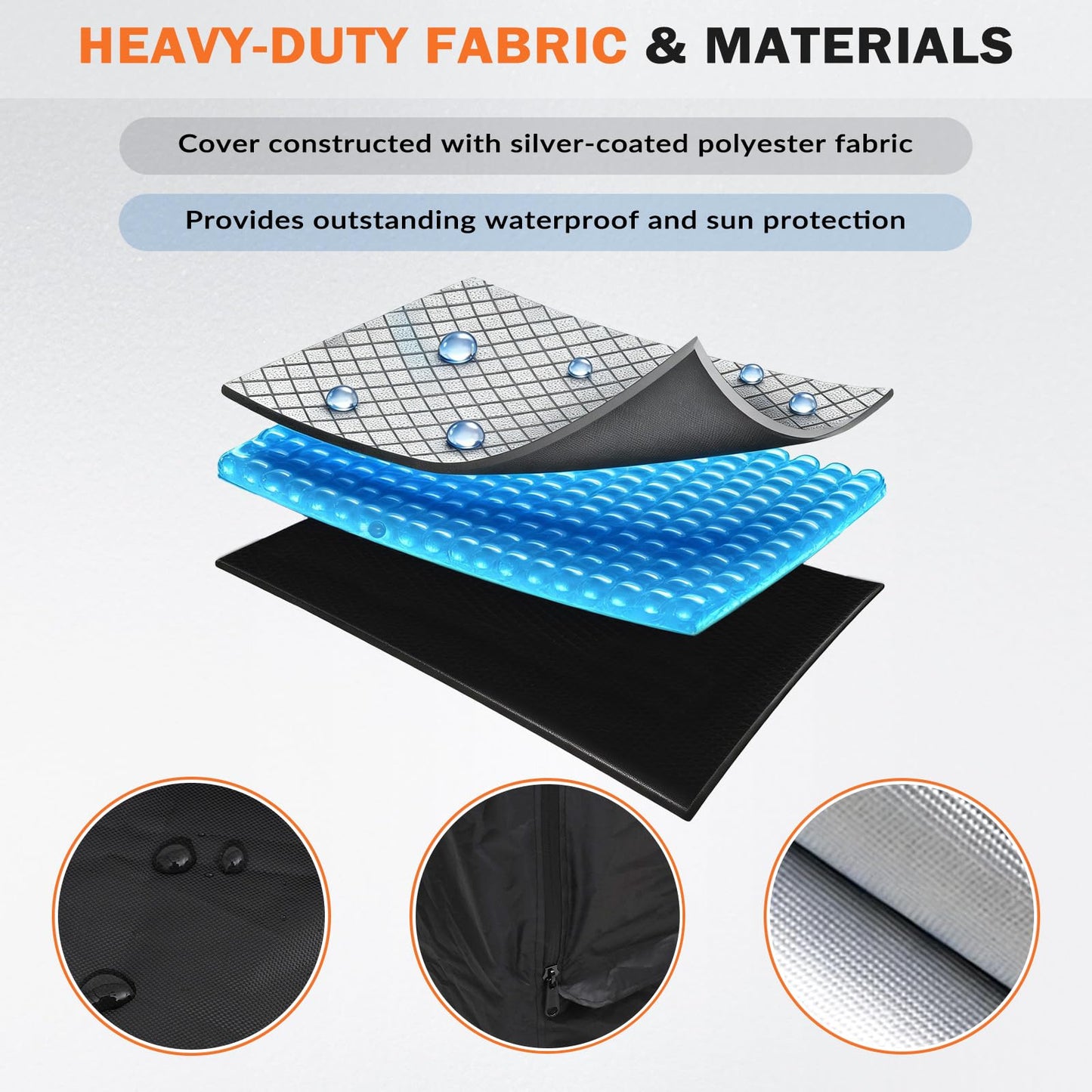 2-Pack Washing Machine Cover | Washer and Dryer Covers, Outdoor Waterproof Dustproof UV Protection, Heavy Oxford Cloth, Fits Most Front-Load Units, 29"W x 33"D x 39"H - Black