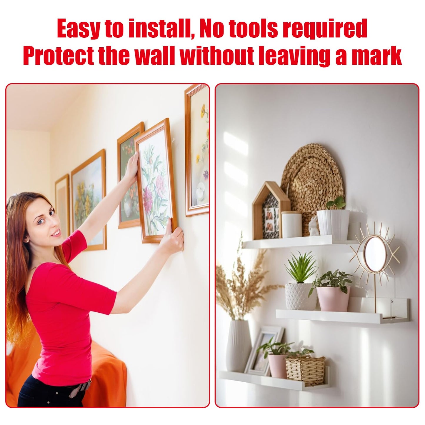 Double Sided Tape Heavy Duty, Waterproof Mounting Foam Tape, 16.5ft Length, 3.54in Width, High Temperature Resistant Adhesive Tape for Car, LED Strip Light, Office Decor, Uses VHB 5952 Raw Material