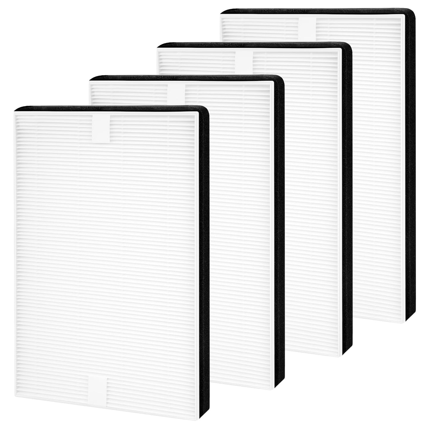 Alvamoyle F2 True HEPA Filter Replacement, Compatible with 3M Filtrete Room Air Purifier Models FAP-C02WA-G2, FAP-C03BA-G2, FAP-T03BA-G2, FAP-SCO2N, Compare to #FAPF-F2-O, 4Pack