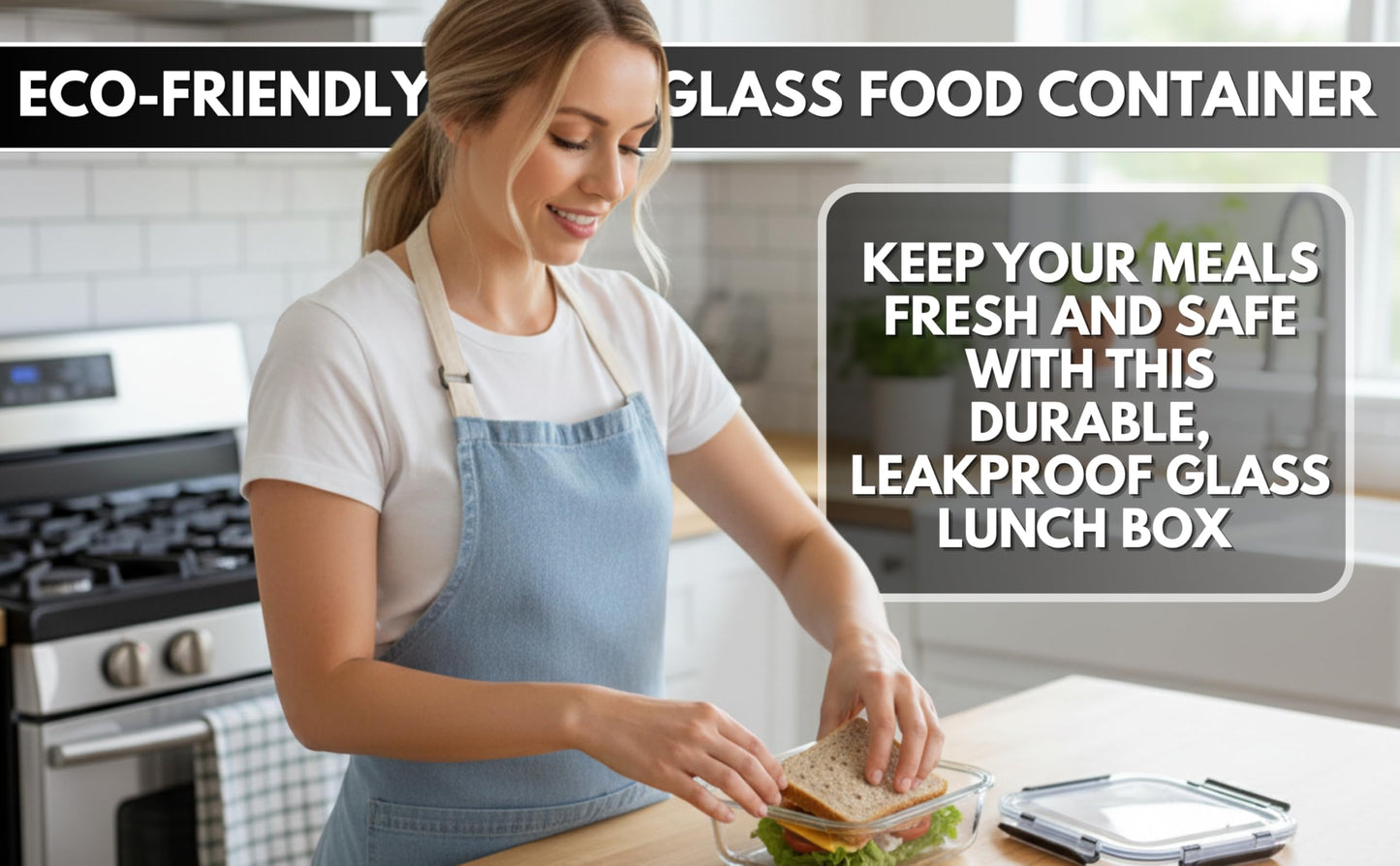 KEKEGO 5Pack 35oz Glass Storage Containers with Lids, Airtight Glass Meal Prep Containers, BPA-Free Lunch Containers for Microwave, Oven, Freezer & Dishwasher Safe