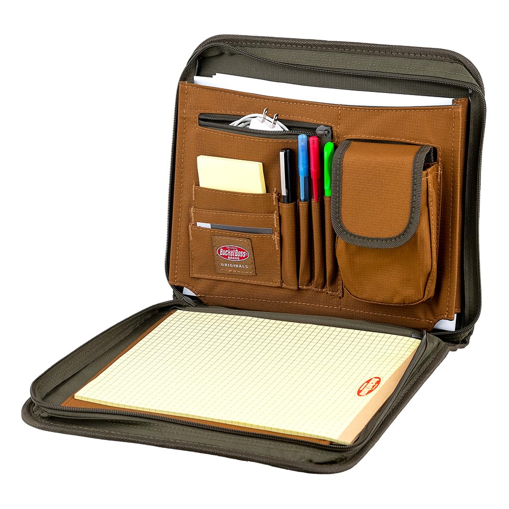 Bucket Boss - Contractor’s Portfolio, Tool Bags - Original Series (62200), Brown
