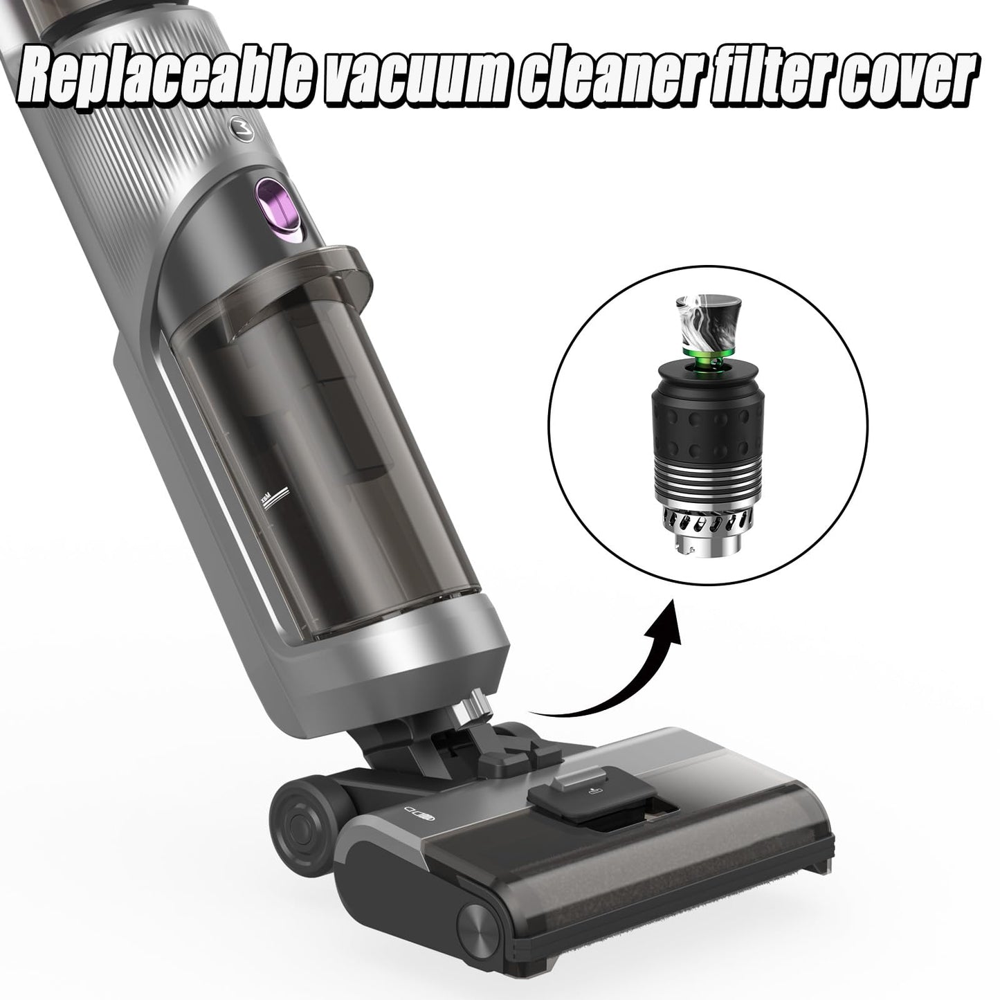 Metal Attachment Accessories, Vacuum Cleaner Pro Replacement Parts, Reusable Filter Cup for Vacuum Cleaner