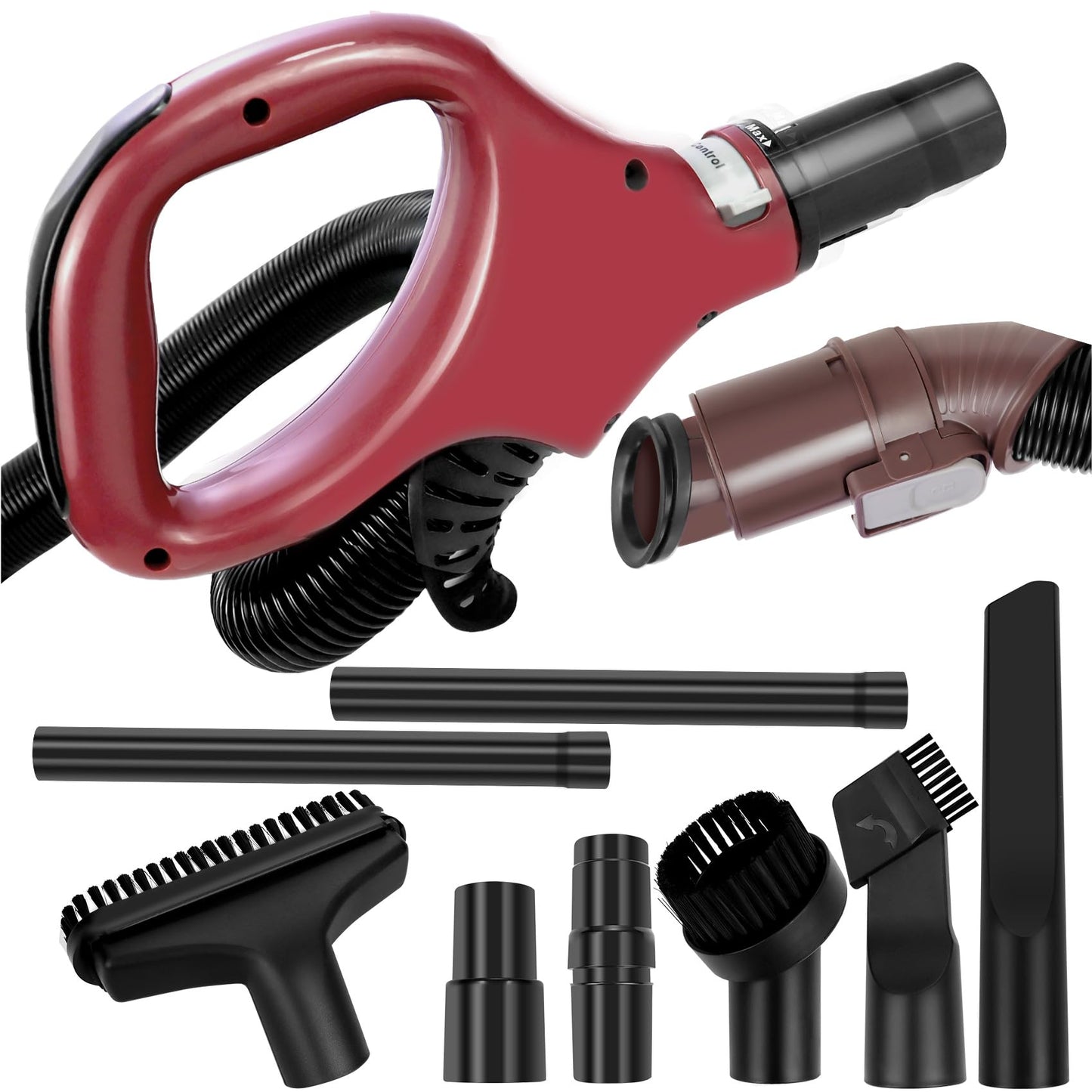 ZU561 Replacement Hose Handle, Crevice Tool, Vacuum Hose Adapters Compatible with Shark Navigator Rotator Lift-Away Upright Vacuum Models ZU561, ZU560, ZU562, UV725