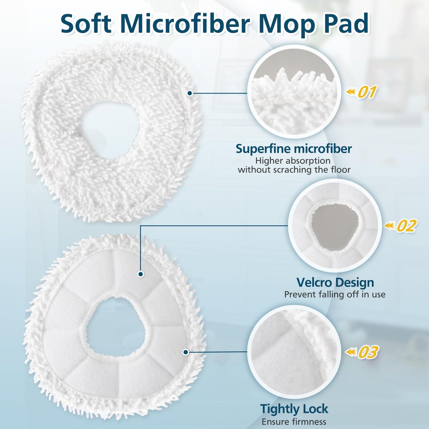 Replacement Parts Accessories Compatible with Narwal Freo Robot Vacuum ONLY, 1 Roller Brush,4 HEPA Filters, 4 Mop Pads, 6 Side Brushes, NOT for Freo Z10/Z10 Ultra/Z Ultra/X Ultra