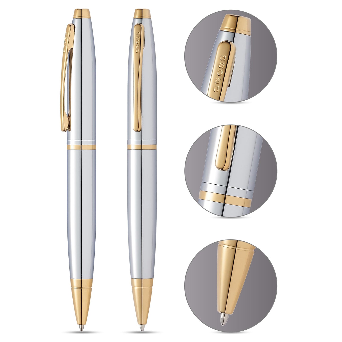 Cross Calais Medalist Ballpoint Pen - High-End Pen for Everyday Use - Professional Desk Essential - Smooth Writing - Durable Construction - Black Ink - Gift Box Included