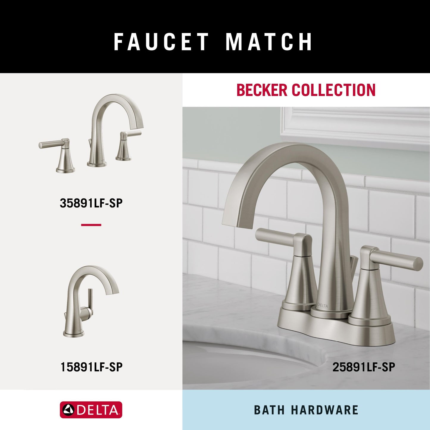Delta Faucet Becker (1-Pack) Toilet Paper Holder, SpotShield Brushed Nickel, Wall Mounted Euro Hook Design BCK50-DN