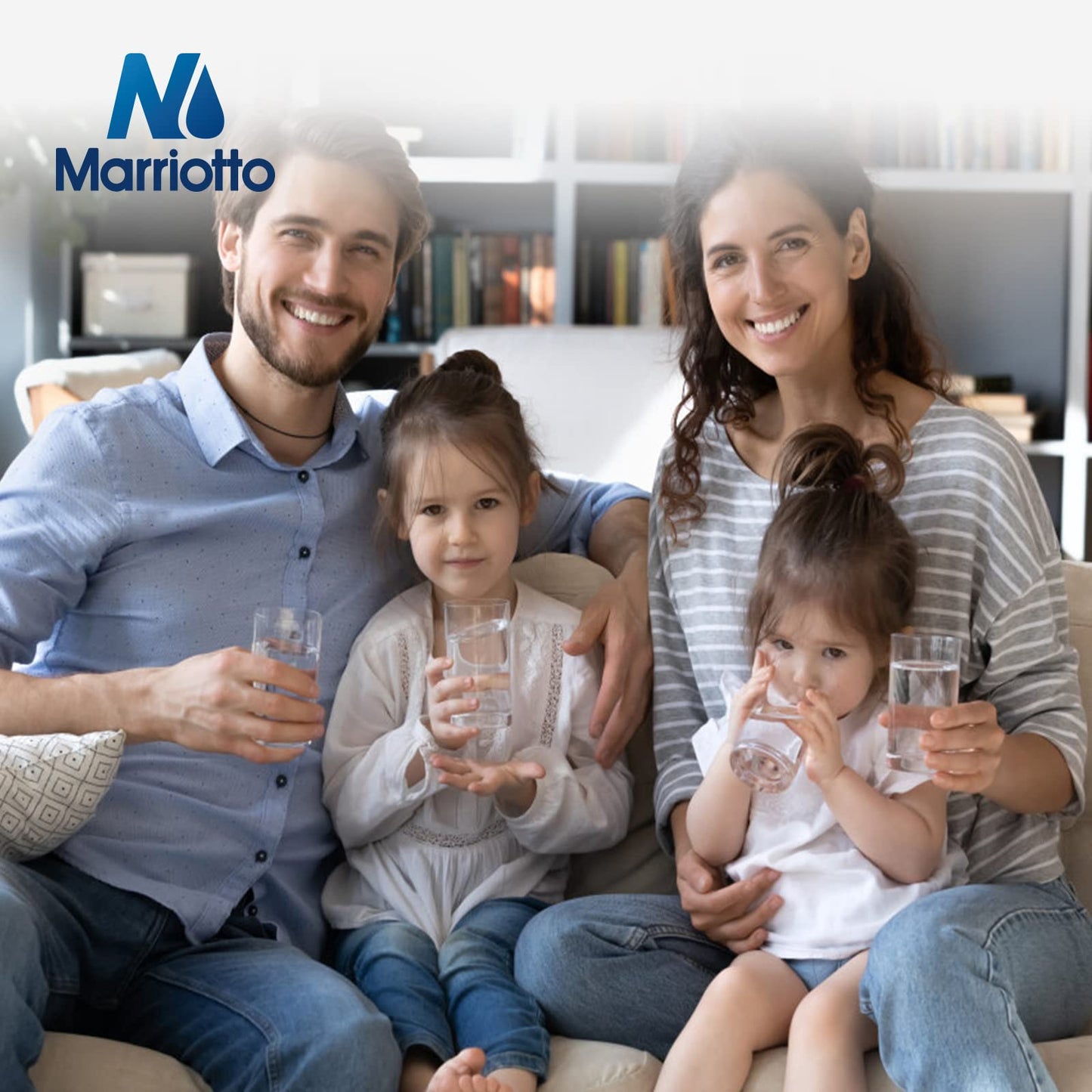 MARRIOTTO Compatible with Samsung DA29-00020B Refrigerator Water Filter, DA29-00020B, DA29-00020A, HAF-CIN/EXP, 46-9101 Refrigerator Water Filter, 4 Pack