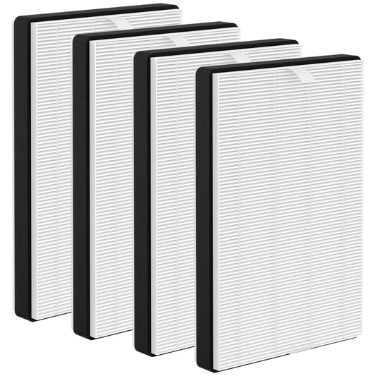 4 Pack F2 A2 True HEPA Replacement Filter Compatible with 3M Filtrete Room Purifier Models FAP-C02WA-G2 FAP-C03BA-G2 FAP-T03BA-G2 FAP-SCO2N FAP-CO2-A2 FAP-CO3-A2 FAP-TO3-A2