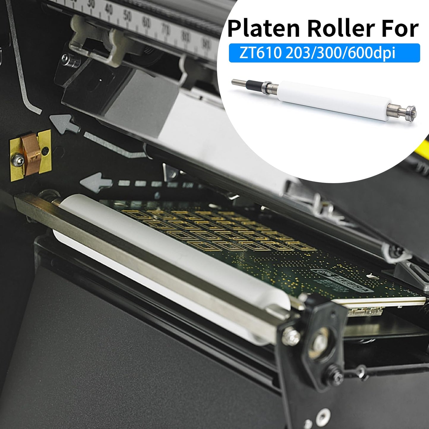 P1083320-032 Kit Platen Roller for Zebra ZT610 ZT610R Thermal Printer Transfer Roller 203dpi 300dpi 600dpi