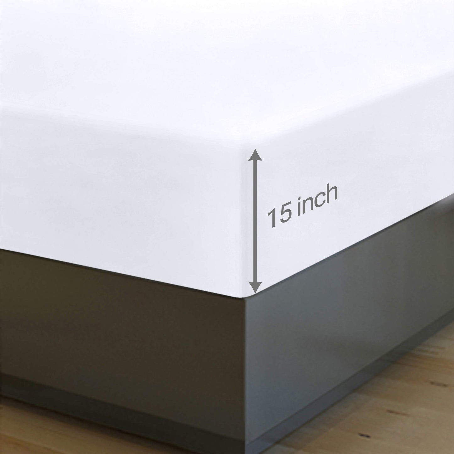 Utopia Bedding Twin Fitted Sheets - Bulk Pack of 6 Bottom Sheets - Soft Brushed Microfiber - Deep Pockets - Shrinkage & Fade Resistant - Easy Care (White)