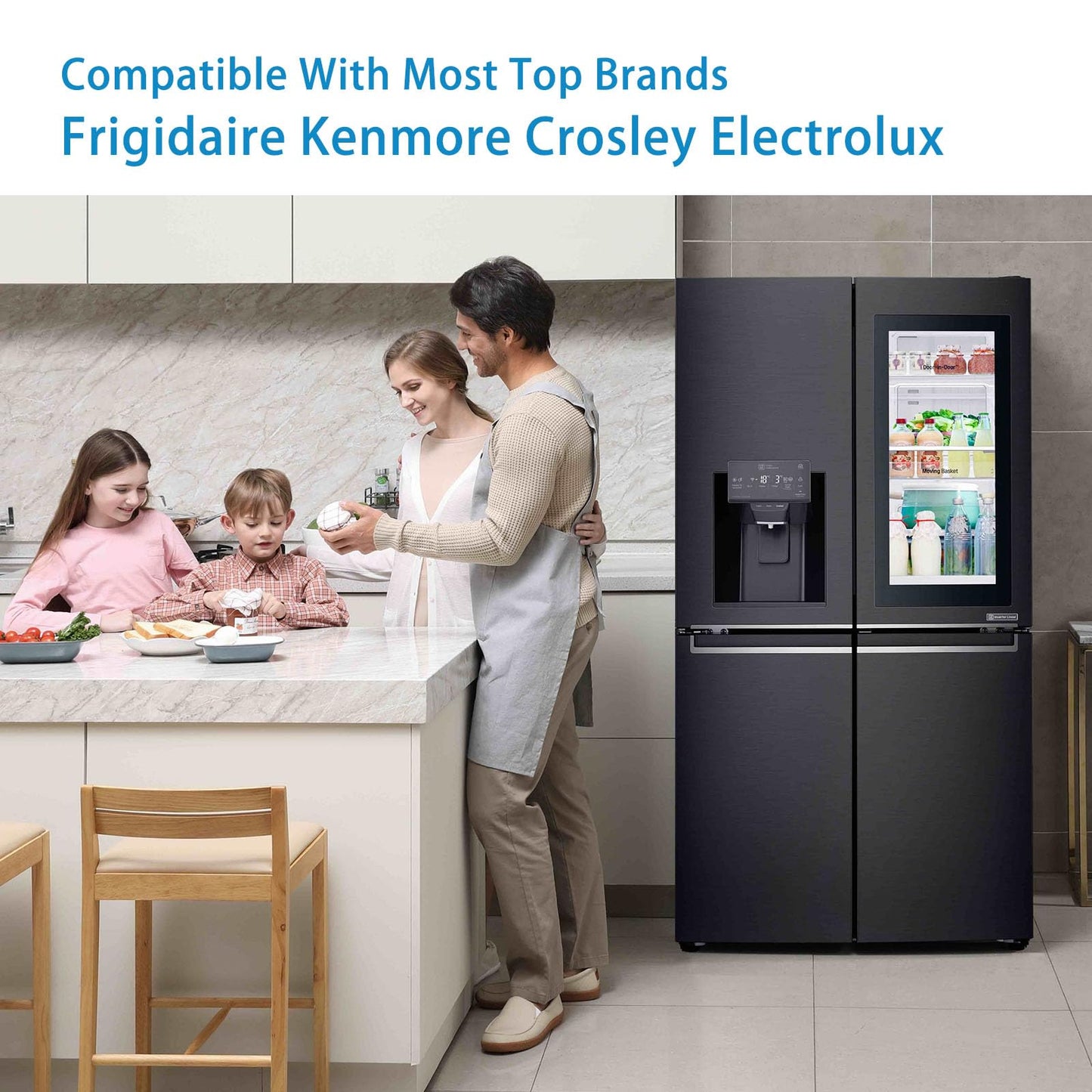 240364787 Refrigerator Crisper Drawer Cover Frame Crisper Pan Cover Compatible with Frigidaire Refrigerator-Replaces 240364714, 240364725, 240364778, 240364794
