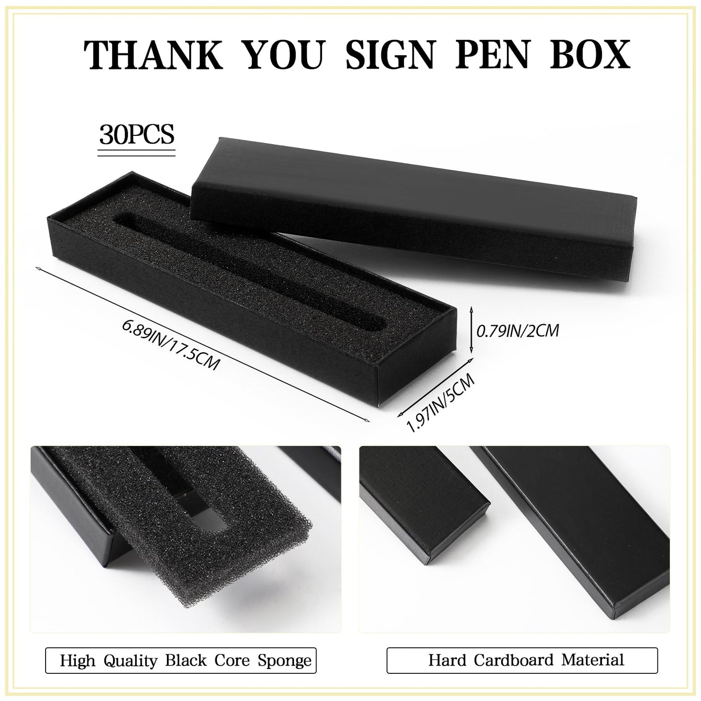 PerKoop 30Set Fathers Day Thank You Pen Employee Appreciation Ballpoint Pen with Engraved Inspirational Quote with Box for Teacher CNA Week End of Year Graduation Gift Black Ink(Multicolor,Mixed)