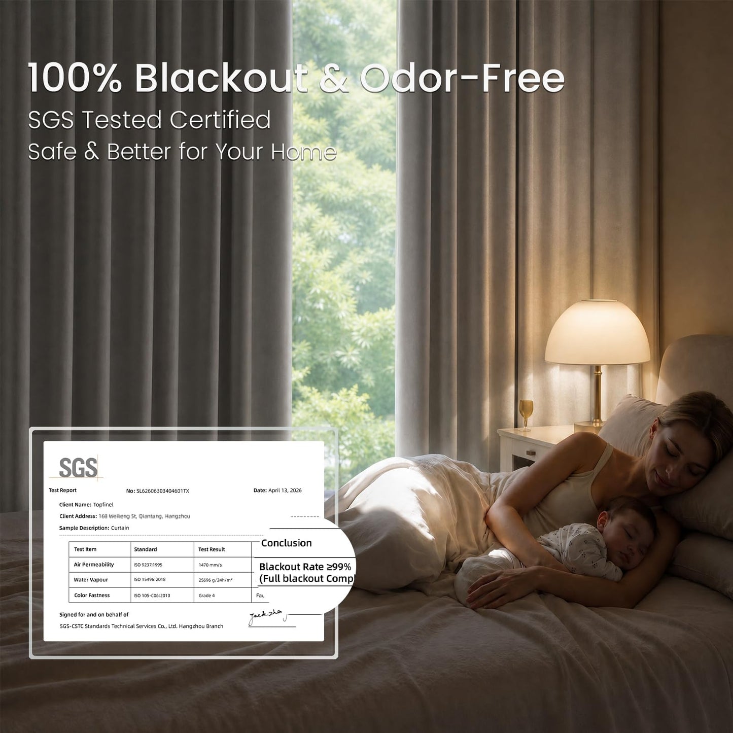 Topfinel 96 Inch Long Pinch Pleated Blackout Curtains for Bedroom Livingroom, Natural Beige Linen Blend 100% Blackout Sliding Door Curtains, Cozy Modern Privacy Protection Curtains,40" W*96" L