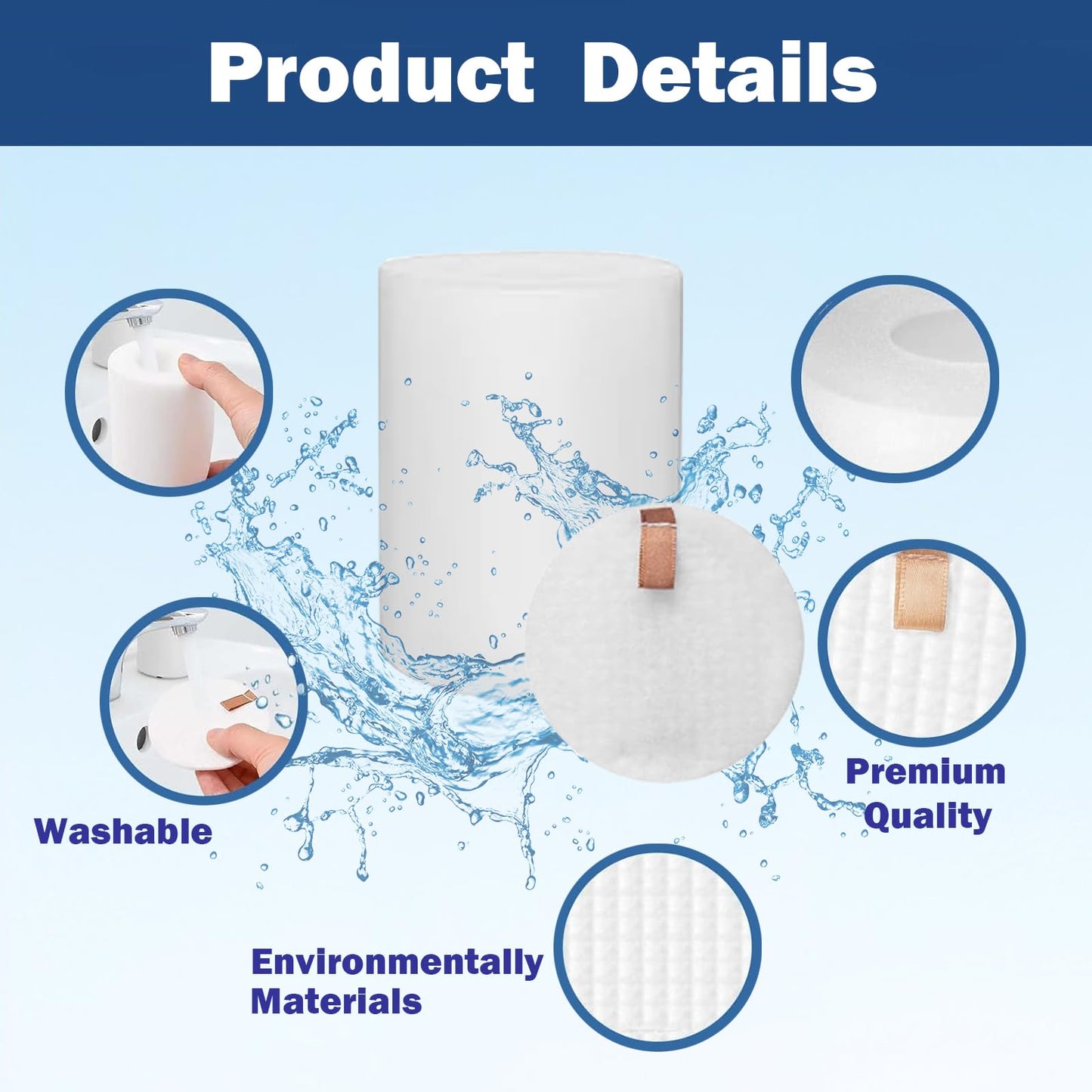 Replacement Parts Accessories for Shark Matrix AV2310AE/RV2310AE/UR2360S Ultra /UR2350AE,2 Main Brushes, 2 Dustbin Filters, 6 Side Brushes,2 sets Foam filters 1 Main Brush Cover