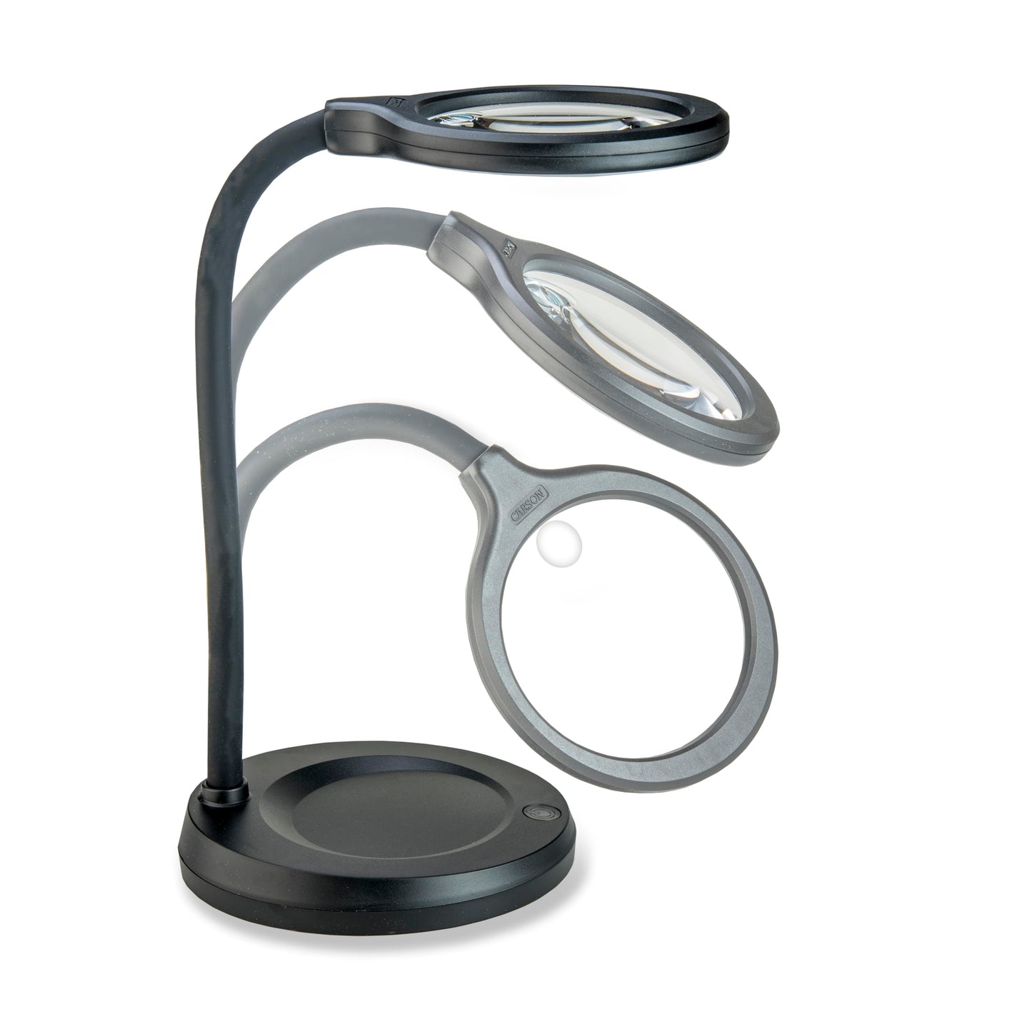 Carson DeskBrite300 2X Aspheric Magnifier Desk Lamp with 5X Spot Lens (LM-30)