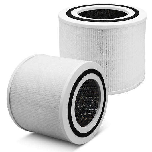 2 Pack Replacement True HEPA Filte for LEVOIT Core P350, Core 300, Core 300S Air Purifier, Odor Eliminator with ARC Formula, H13 Grade 3-in-1 True HEPA Filter Replacement
