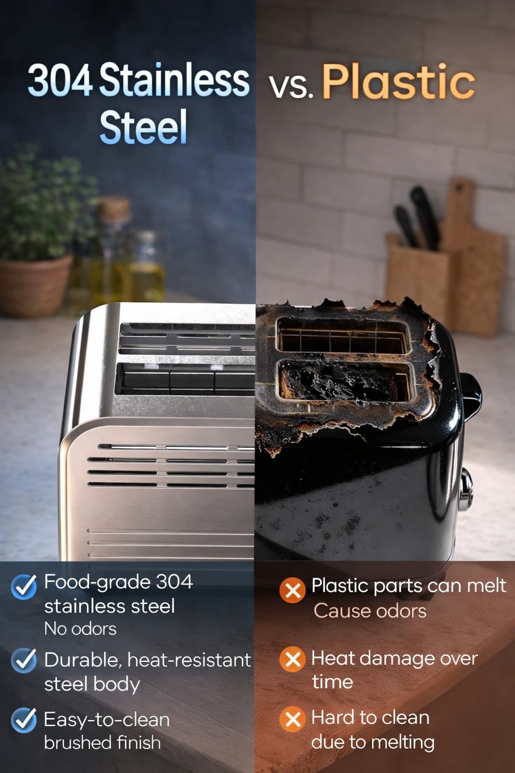 2026 Upgraded TAZTIR Touch Screen Toaster 2 Slice, Premium Stainless Steel Digital Bread Toaster with Timer, 1.5'' Wide Slot, 6 Shade Settings & 6 Bread Types, Bagel Defrost Reheat Cancel Functions