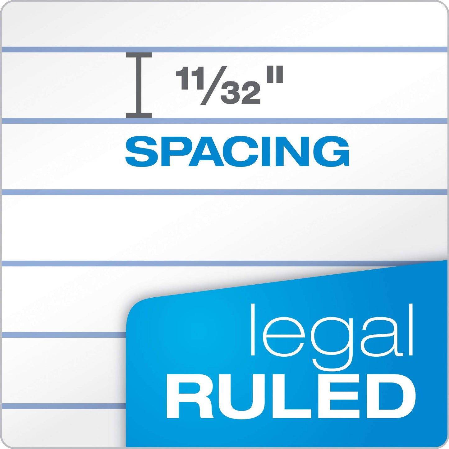 TOPS Docket Writing Pads, 8-1/2" x 11-3/4", Legal Rule, White Paper, 50 Sheets, 12 Pack (63410)