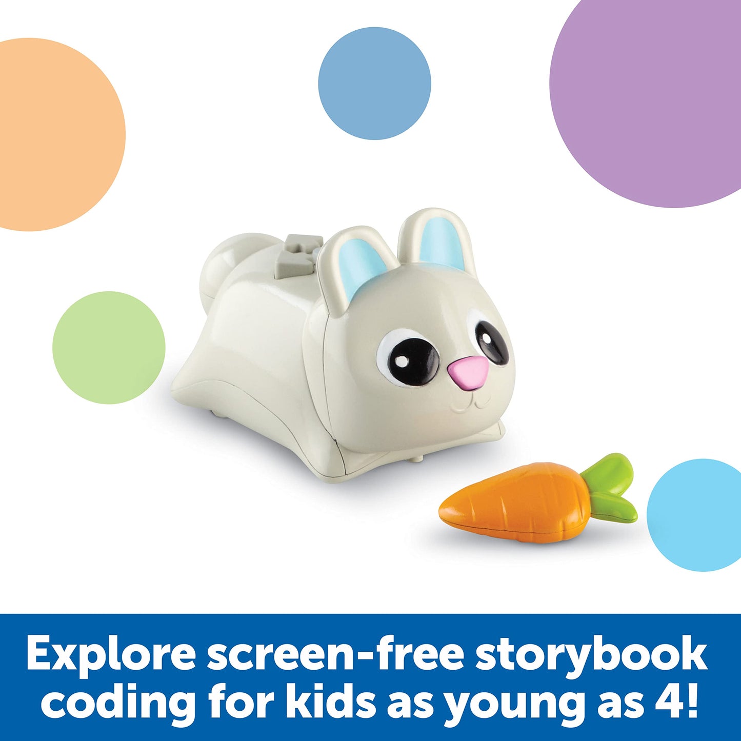Learning Resources Coding Critters Bopper - 22 Pieces, Ages 4+, Screen-Free Toy For Kids, Interactive STEM Pet, Preschool Activity