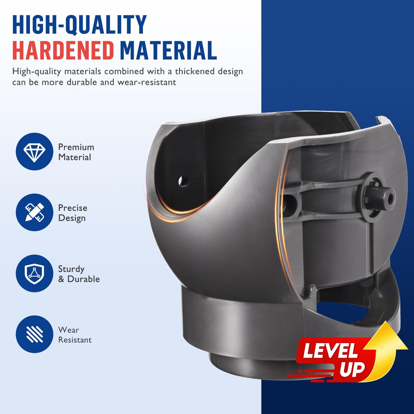 Upgraded Ball Wheel+ High Torque Cleaner Head Connector Compatible with Dyson Outsize/V10/V11/V15/XL Head Cordless Vacuum Replacement Parts 100w Accessories
