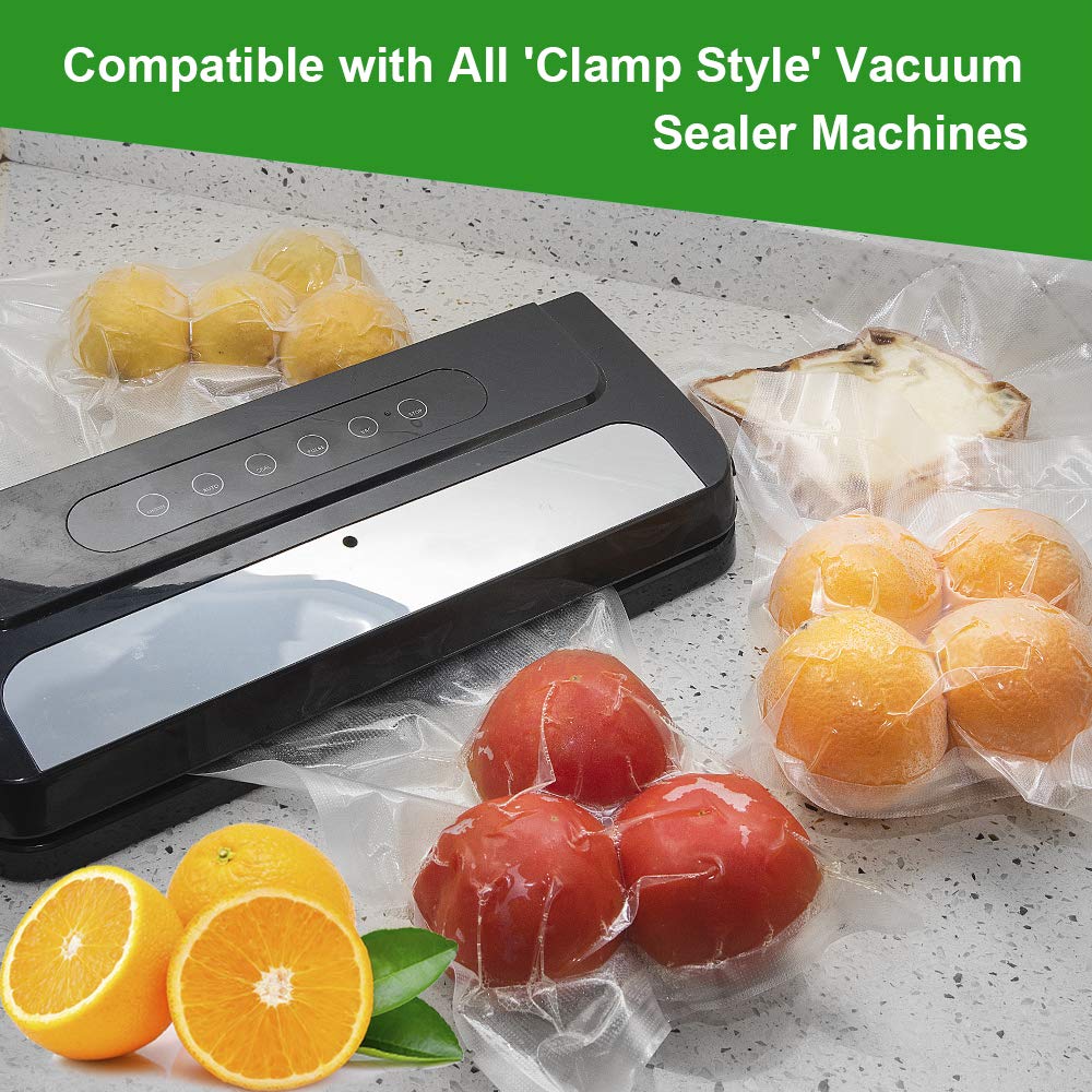 MaiFlaFre 200 Gallon11X16 Vacuum Sealer Bags with Commercial Grade, BPA Free, Heavy Duty.Vacuum Sealer Freezer Bags Compatible with Any Types Vacuum Sealer