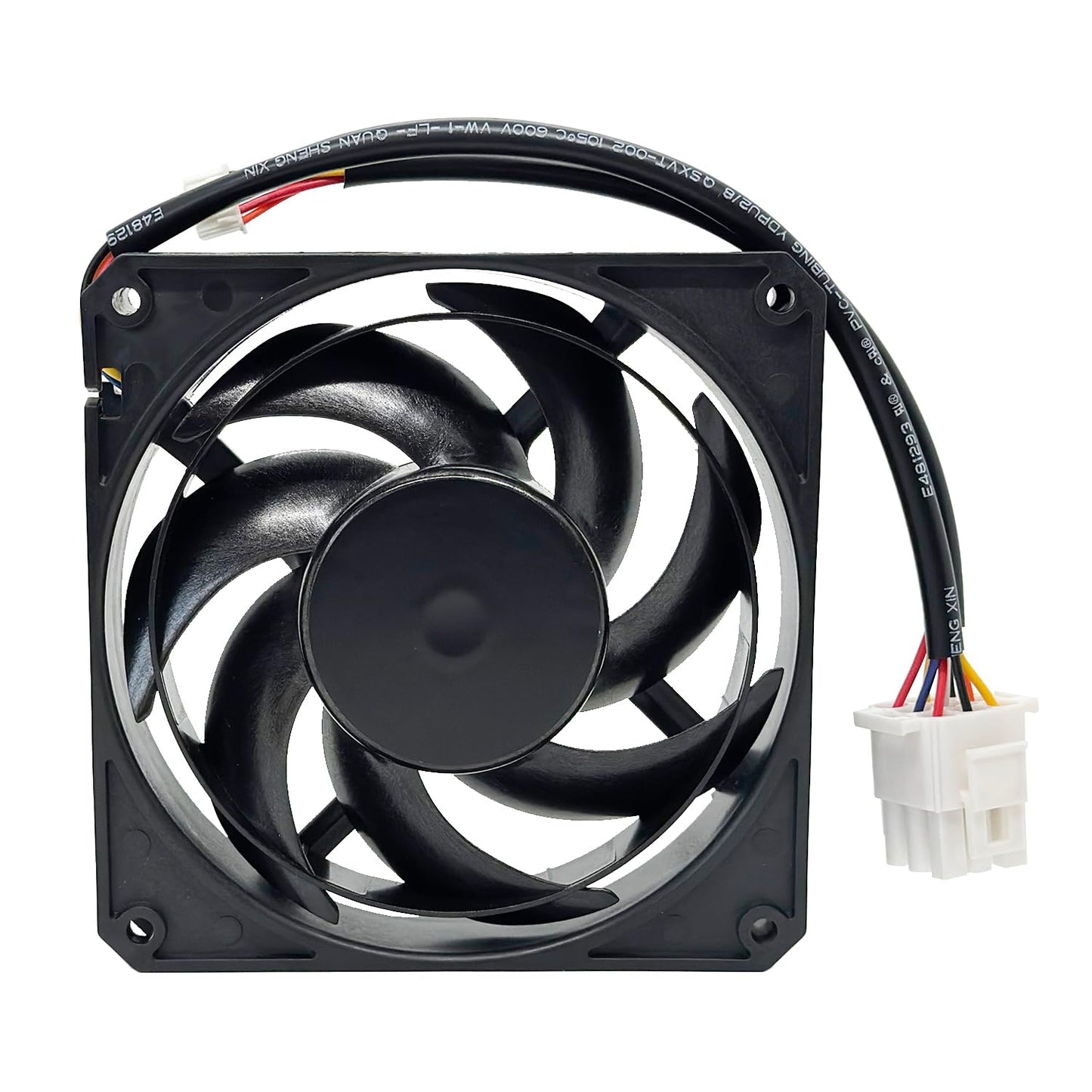 JFQWLE WR60X10358 Fan Condensor for GE Refrigerator Replaces WR60X10339, Fit for CFE28TSHBSS CFE28TSHCSS GFE29HS etc. DC 13.6V 0.1A Freezer Evaporator Fan