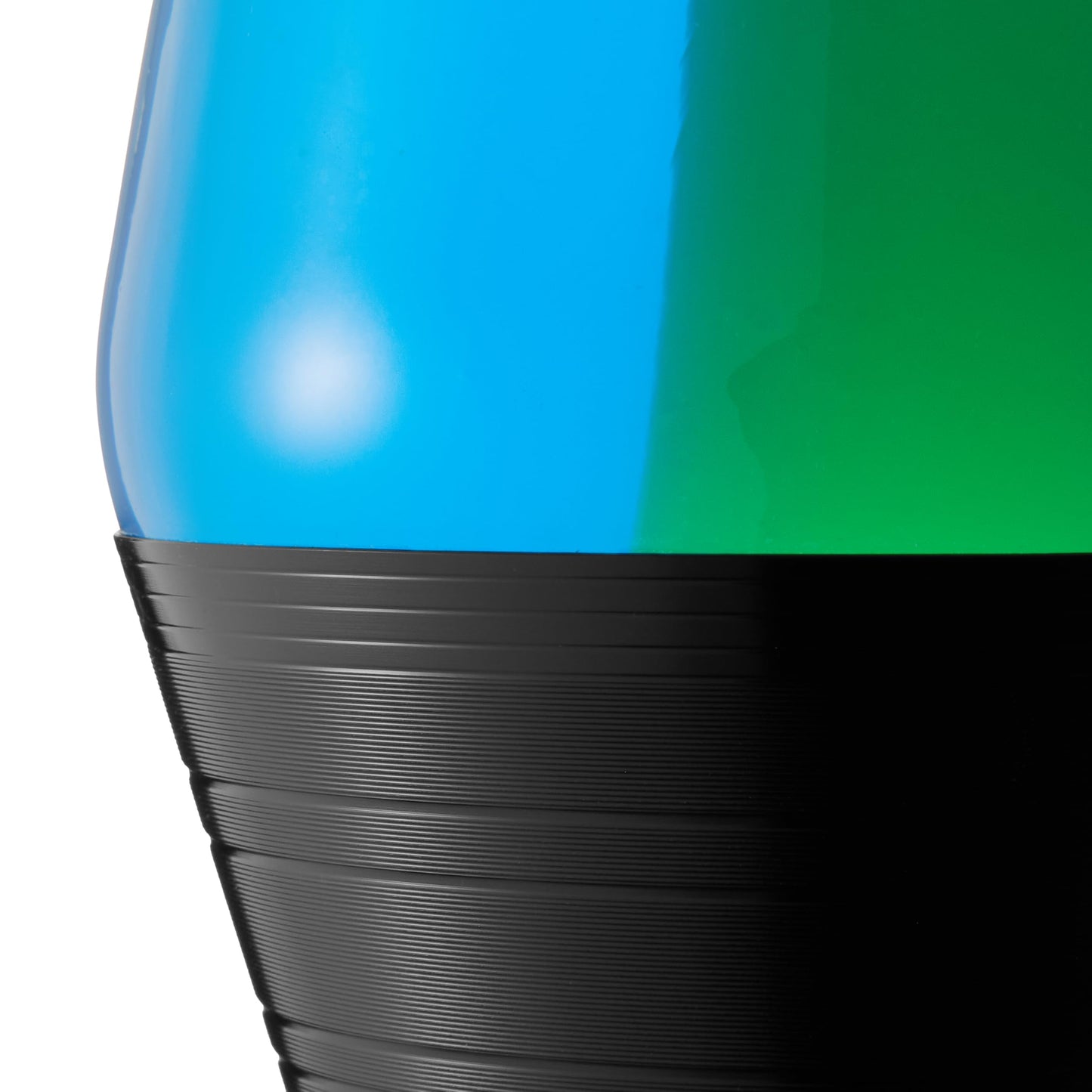 Lava The Original Lamp - 14.5'' Vinyl Record Grooved Base - Classic Liquid Motion Lamp - Yellow and Blue Liquid - Item #2020 (Amazon Exclusive)