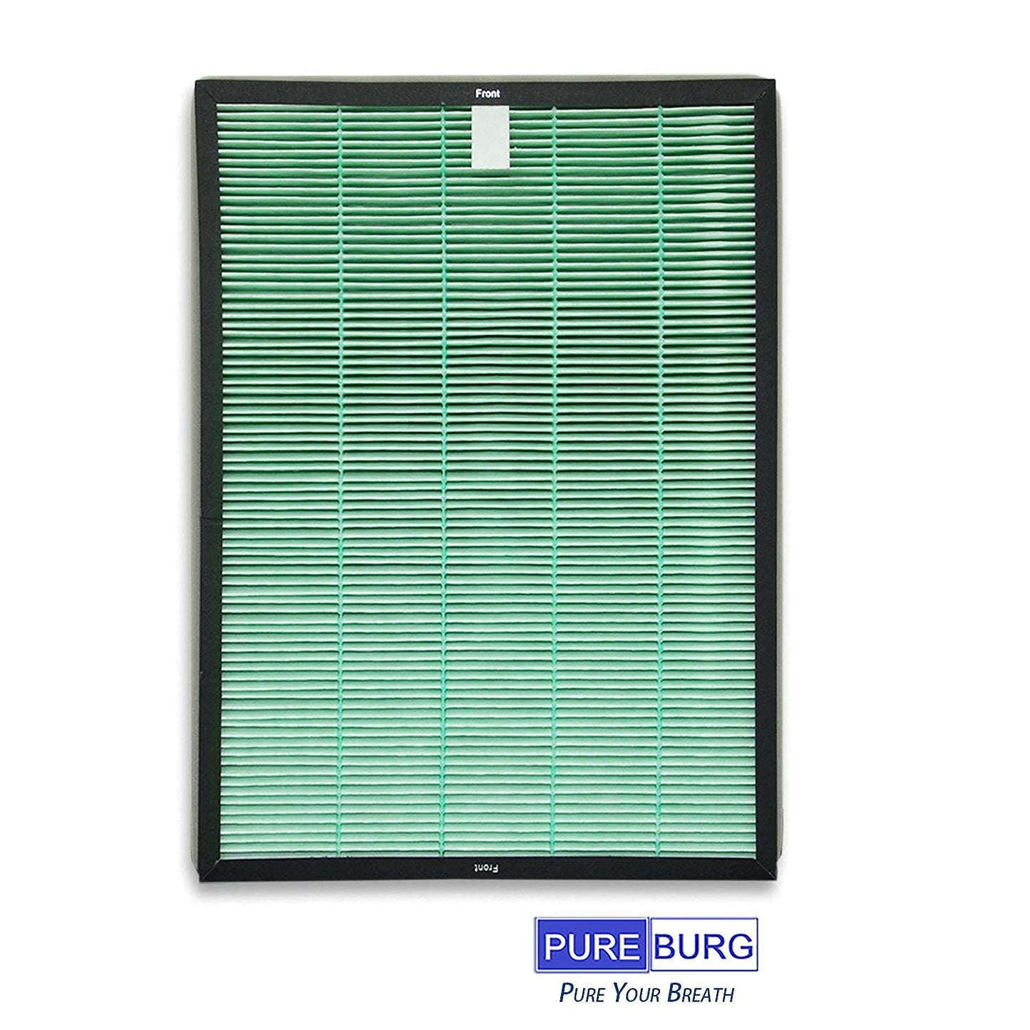 PUREBURG Replacement Filter Set Compatible with RabbitAir BioGS 2.0 Ultra Quiet Model SPA-550A & SPA-625A Air Purifiers,H13 True HEPA + Activated Carbon Filter Air Clean Odor