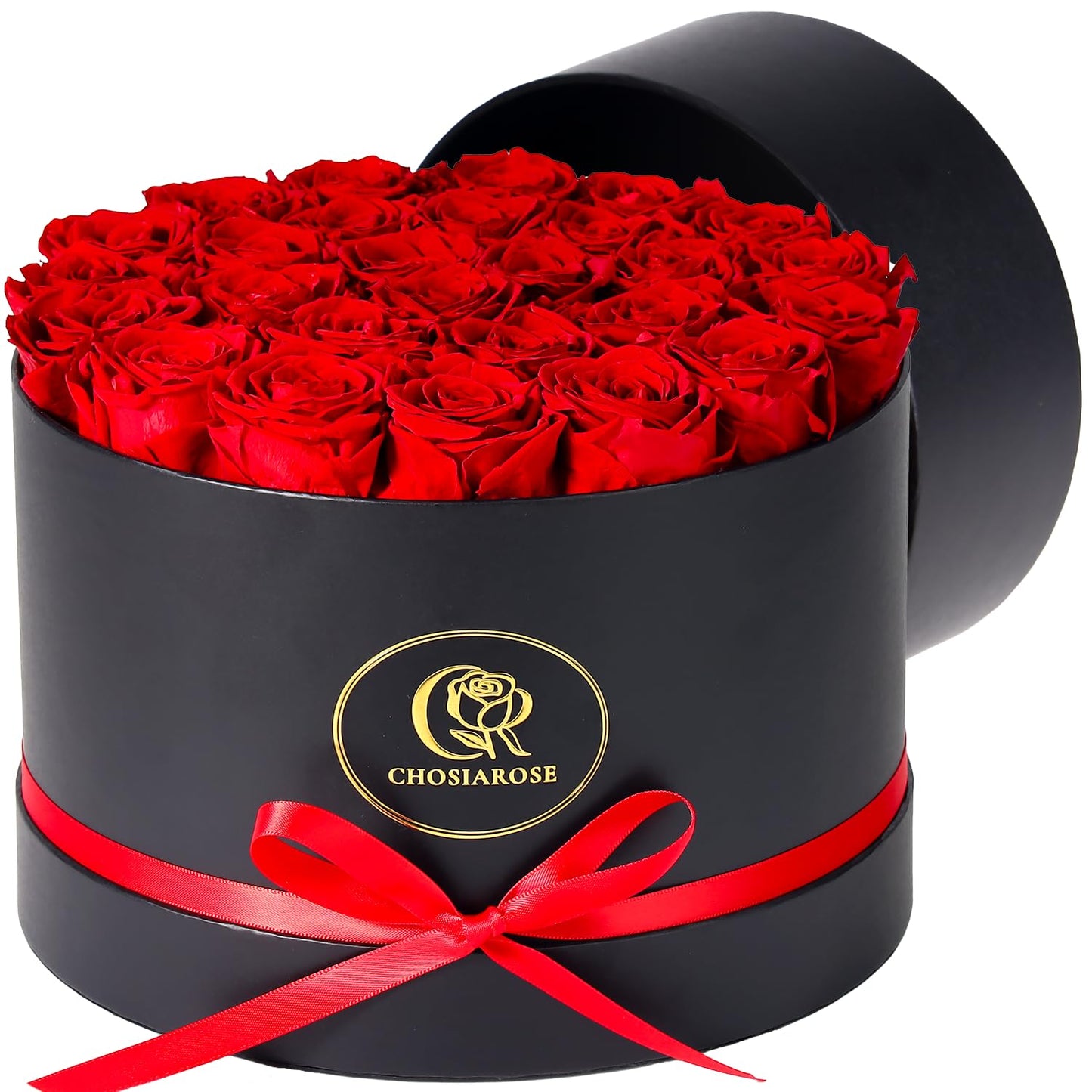ChosiaRose Flowers Forever Preserved Roses - 27 Preserved Flowers for Delivery Women Birthday Gifts for Mom Grandma Forever Flower in a Box Rose Gift for Her Wife Anniversary Valentines Gift for Women