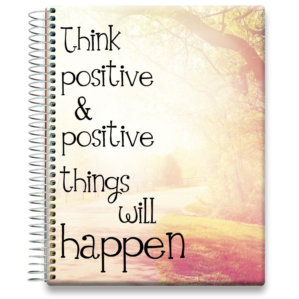 Tools4Wisdom Planner 2026-2027 - Dated April 2026-2027 June - Weekly Monthly Daily Academic Year Calendar with Stickers, Tabs, Pocket & Thick Paper - Spiral Bound 8.5x11 Hardcover - A6J7 - Think Positive