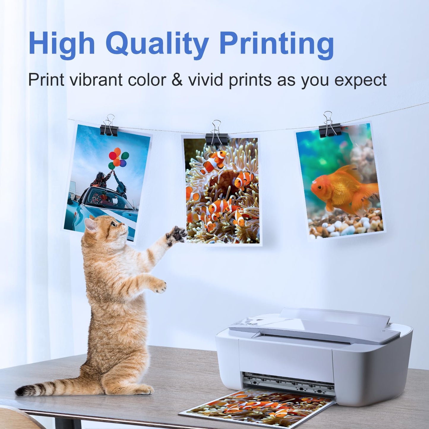 LC406XL LC406 Ink Cartridges for Brother Printer Replacement for Brother LC406 Ink Cartridges for MFC-J4335DW MFC-J4535DW MFC-J5855DW MFC-J6555DW MFC-J6955DW MFC-J4345DW HL-JF1 Printer 4 Pack