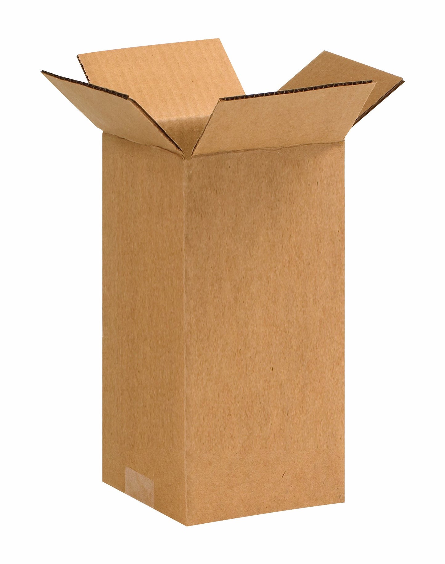 BOX USA Shipping Boxes Tall 5"L x 5"W x 10"H 25-Pack - Corrugated Cardboard Box for Moving, Mailing, Packing, Packaging and Storage