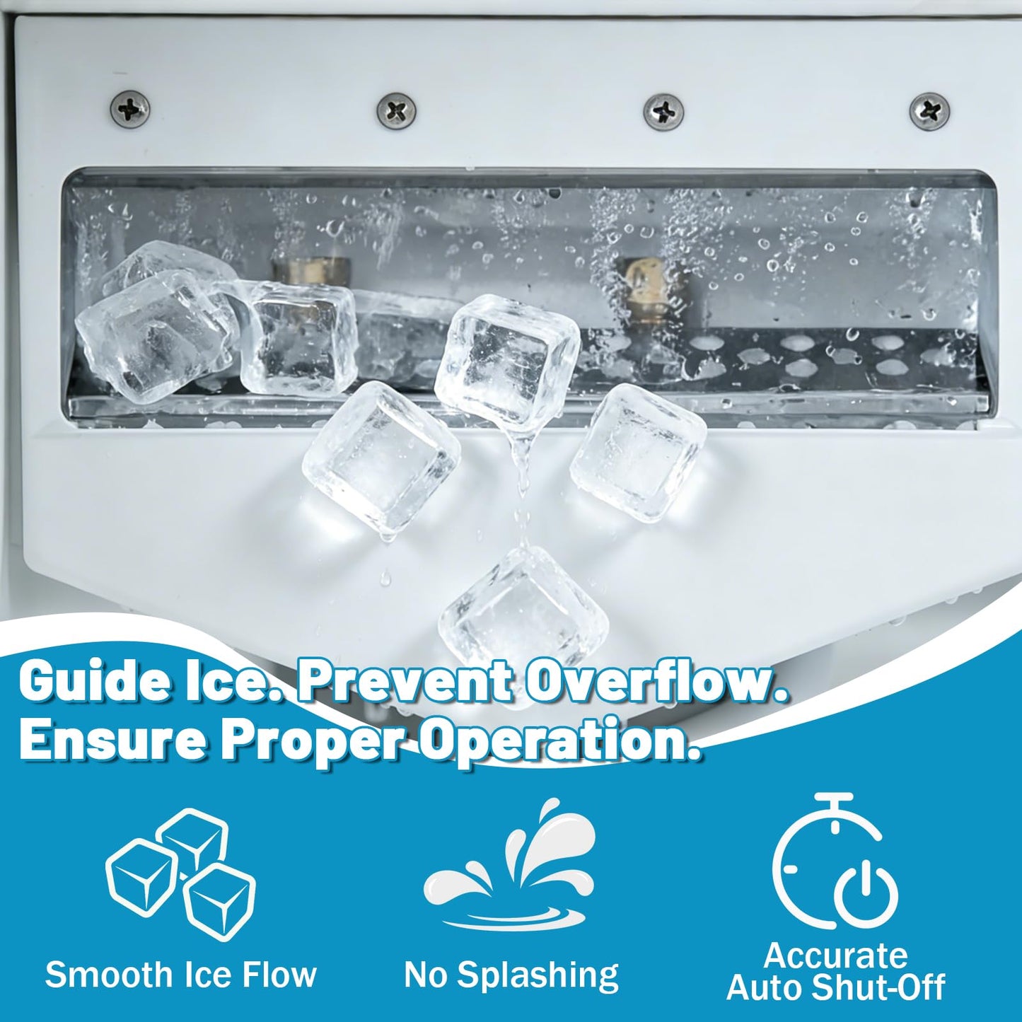 02-2479-21 Ice Maker Curtain Assembly with Top Bracket, for Scotsman DC33 DCE33 Ice Machines, Durable OEM Replacement Part