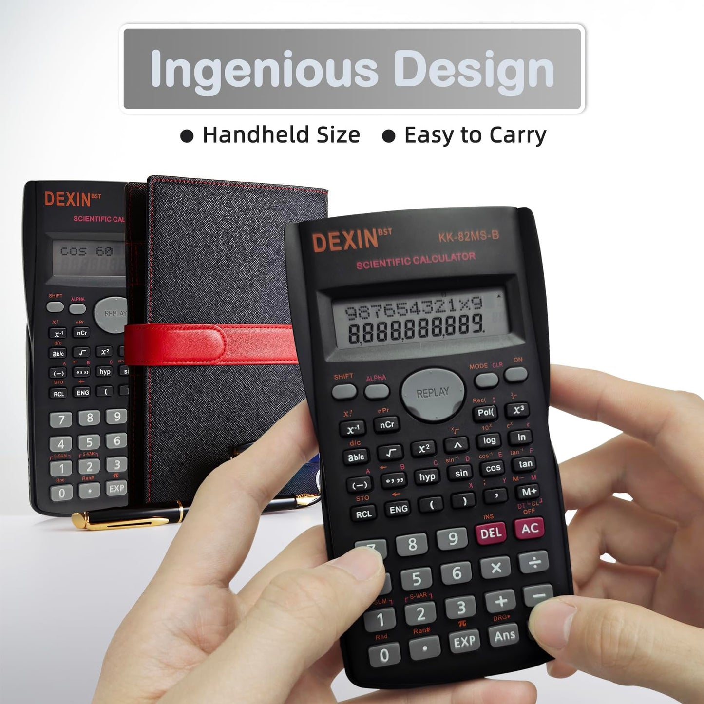 YUQILIN 16 Pack 2 Line Engineering Scientific Calculator, Basic Construction Multi-Function Large Display Pocket Calculators Ideal for Office School Teacher Student Finance Math Chemistry Bussiness