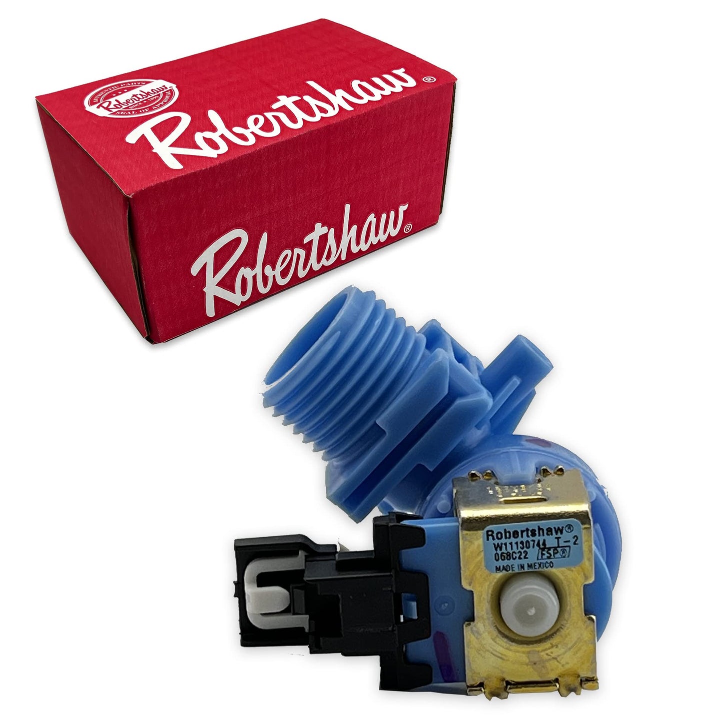 [W10327249 Valve OEM Mania] W10327250 W10327249 ((Mfg #W11175771) NEW OEM Produced for Dishwasher Water Inlet Valve Replacement Part - replaces W10195047 W10327250 W10872255 W11130744