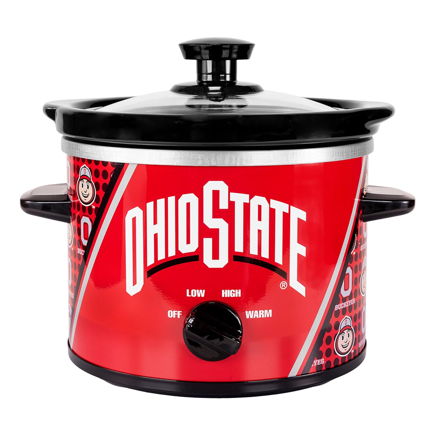 Uncanny Brands Ohio State Buckeyes 2qt Slow Cooker - Cook With Your Favorite Mascot