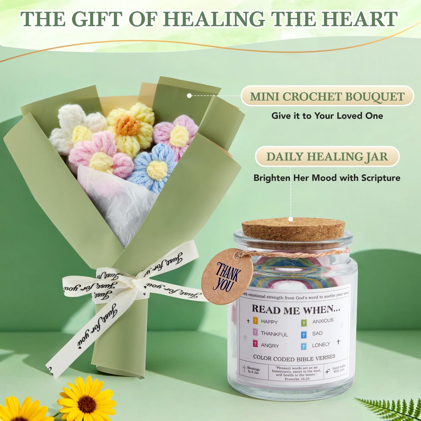Mother's Day Gift Baskets for Women, 11 PCS Unique Birthday Gifts for Women, Self Care Gift Baskets, Thank You, Sympathy Inspirational Friendship Gifts for Mom, Grandma, Wife, Sister, Friends