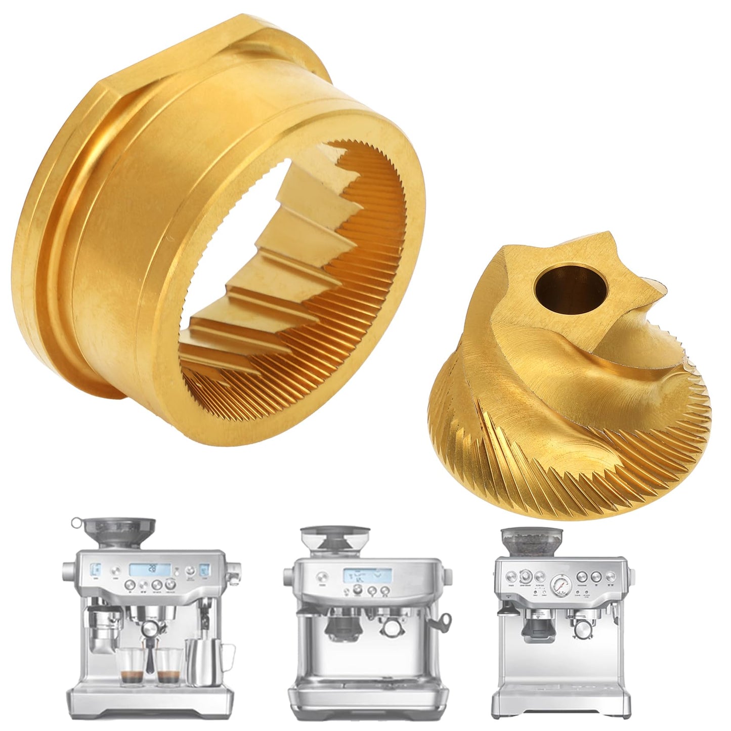 Conical Grinder Burr Set Replacement,Compatible with Sage/Breville Barista Espresso Coffee Machines Grinders-5 star original grinder burr only
