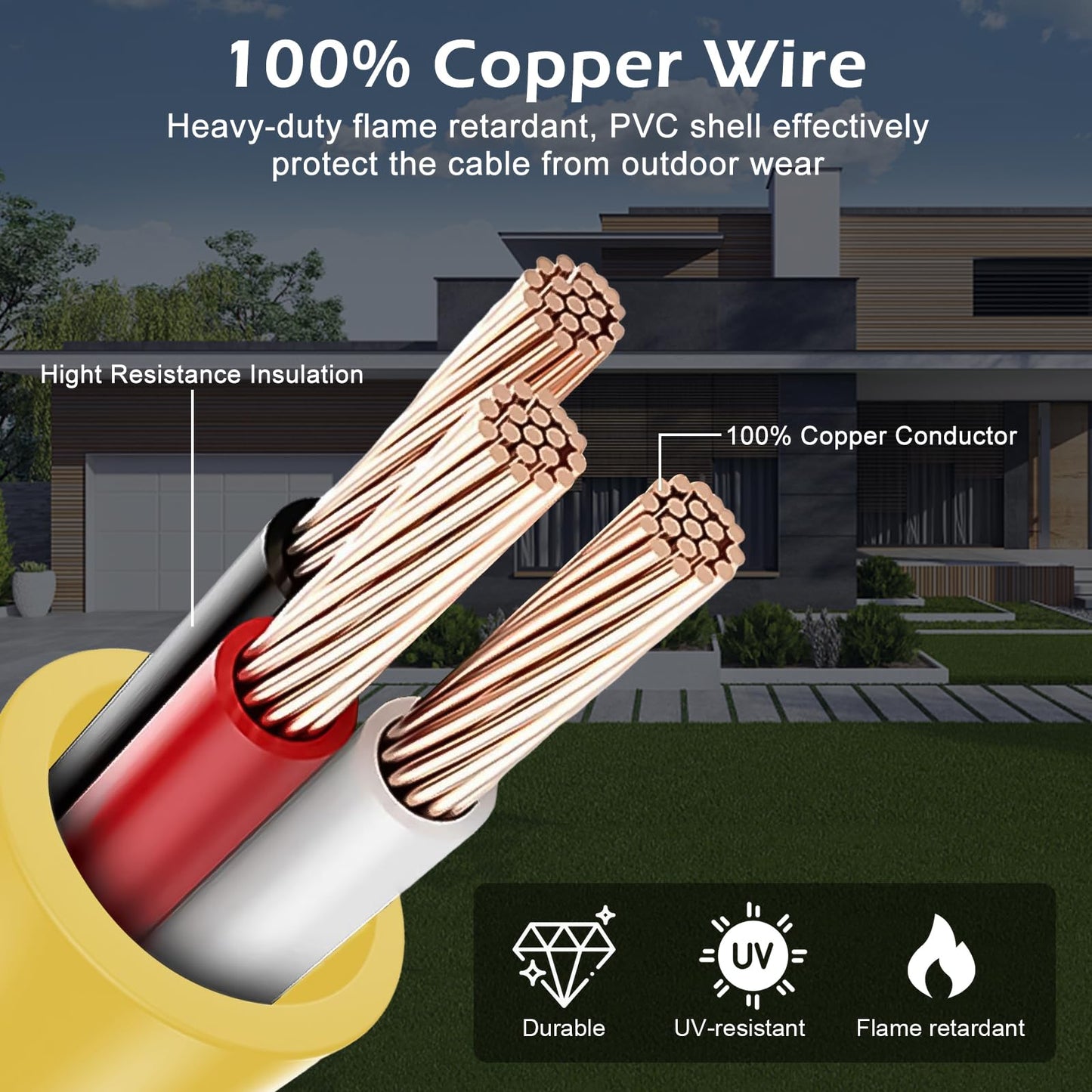 15FT NEMA 10-50P to 10-50R Extension Cord, ZDHQLHJ 3 Prong 10-50 Male Plug to 10-50 Female Receptacle Power Cord Adapter, for Industrial Dryer Welder Range Stove Oven, 50Amp, 250 Volts, 8AWG