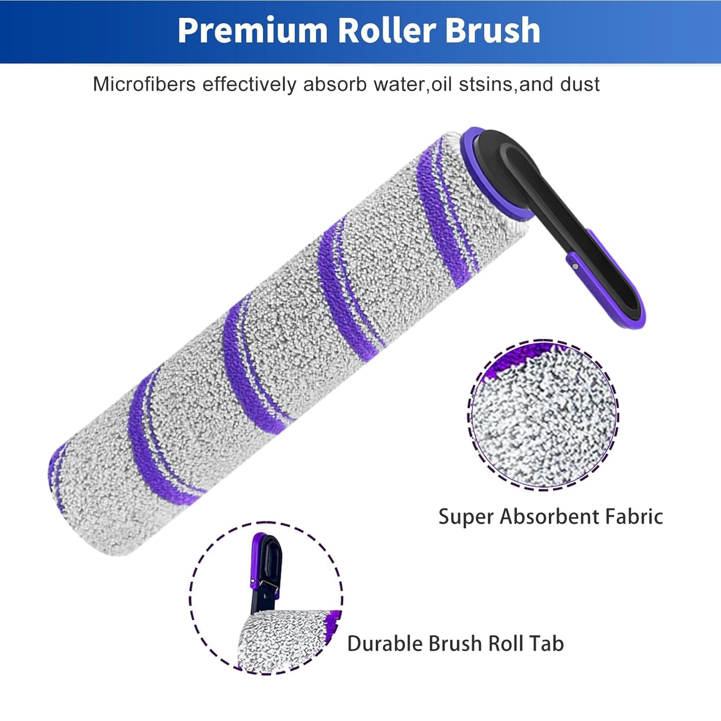 S30 Pro Accessories for NARWAL S30 Pro Wet Dry Vacuum Cleaner, NARWAL Replacement Parts inclue 3 HEPA Filters & 3 Brush Rollers
