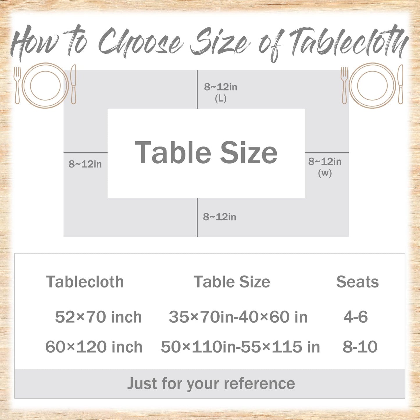 Boao Cotton 52 x 70 Inch Farmhouse Ruffle Tablecloth Blue White Striped Flounces Trim Table Cover for Rectangle Table Kitchen Party Wedding Decor