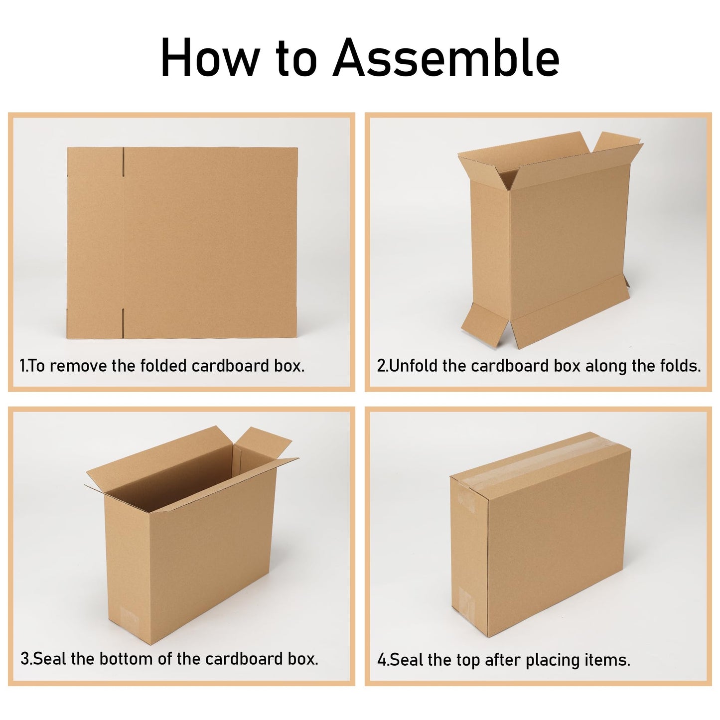 CRUGLA 40 Packs 12x9x4 Shipping Boxes for Small Business, Corrugated Cardboard Boxes Bulk for Shipping Packing Mailing