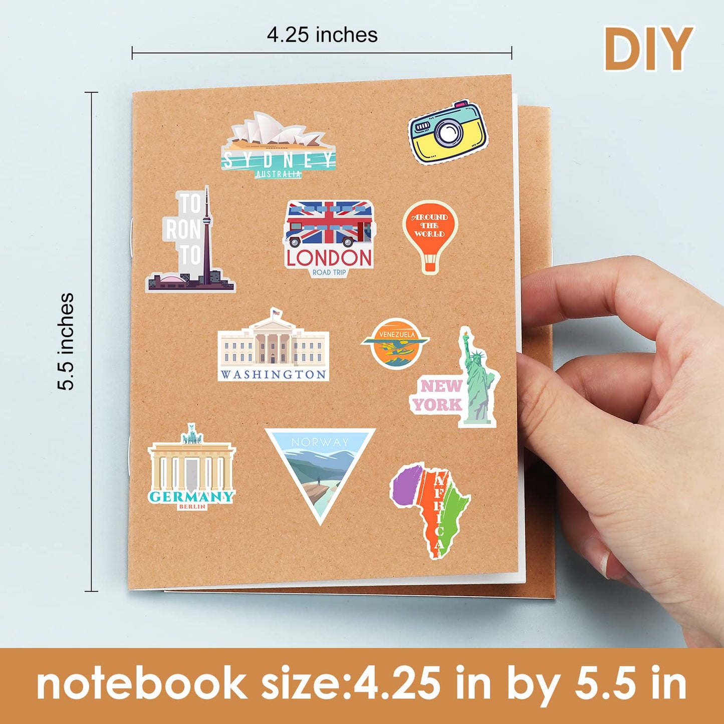Epakh 100 Pack Mini Blank Kraft Notebooks for Kids Unlined Mini Sketchbook Small Pocket Journals Bulk for Students Drawing Writing, A6, 48 Pages, 24 Sheets, 4.25 x 5.5 Inch (Brown)