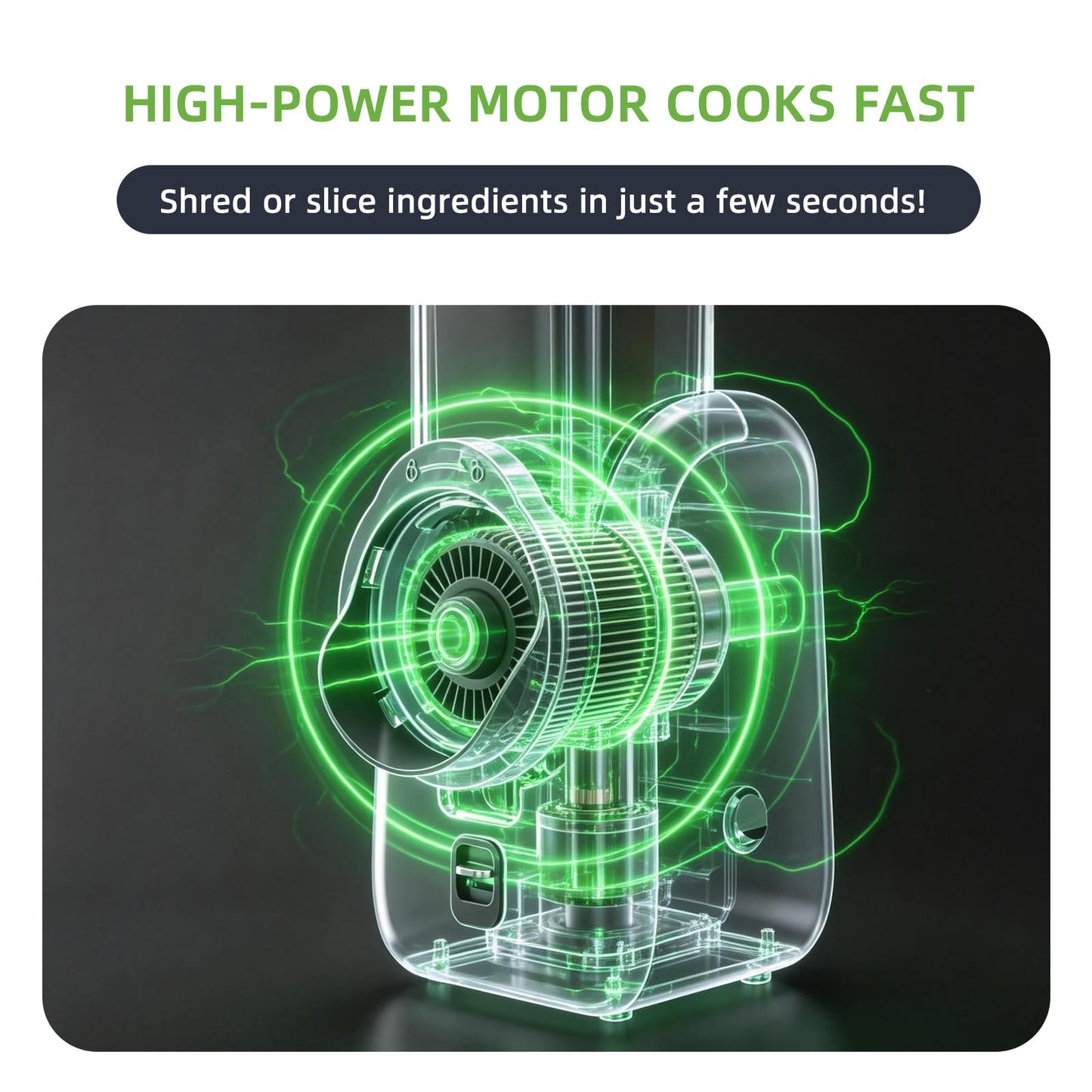 Electric Cheese Grater and Vegetable Slicer, 4 in 1 Salad Maker with Stainless Steel Blades, One-Touch Control Multifunctional Rotary Cutter for Potatoes Carrots Cucumbers Fruits Salad etc.