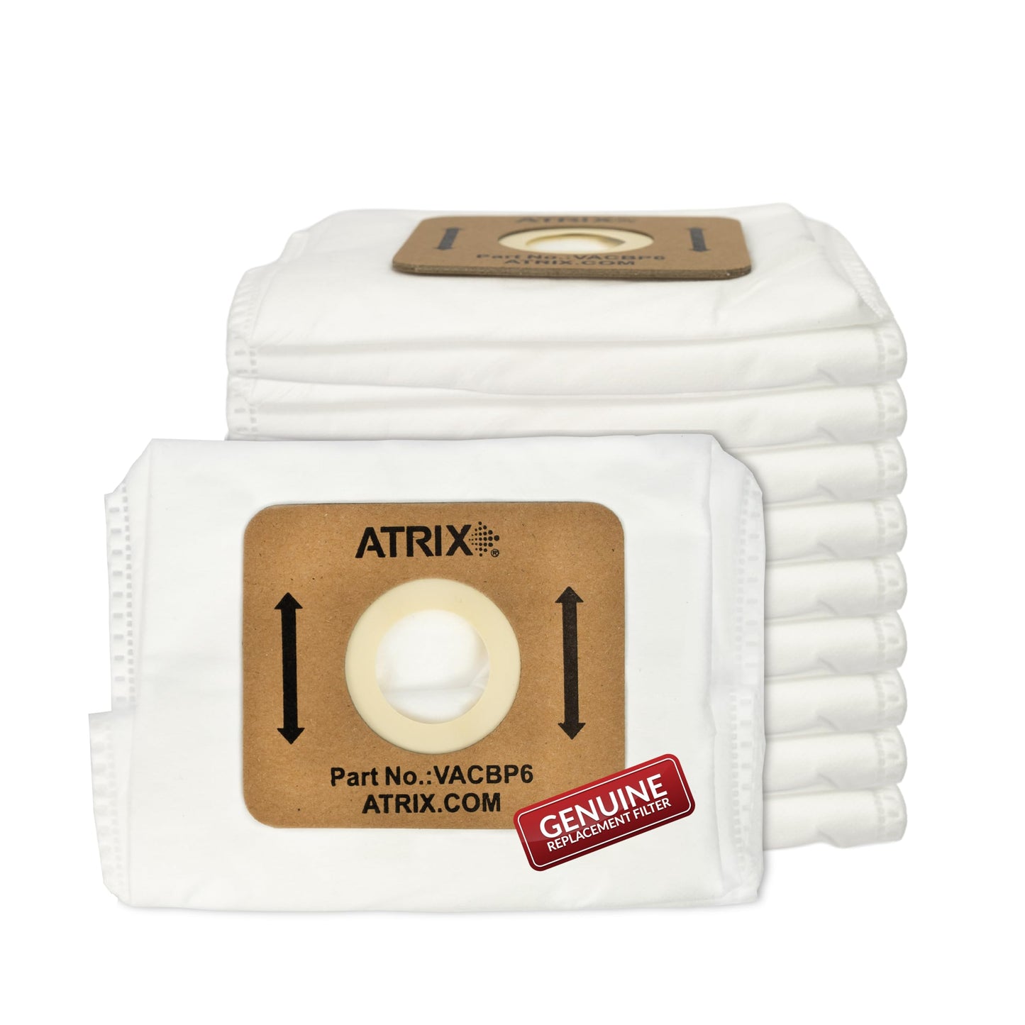 Atrix VACBP610P Replacement HEPA Filters for Atrix Backpack Vacuum, 10-Pack , White