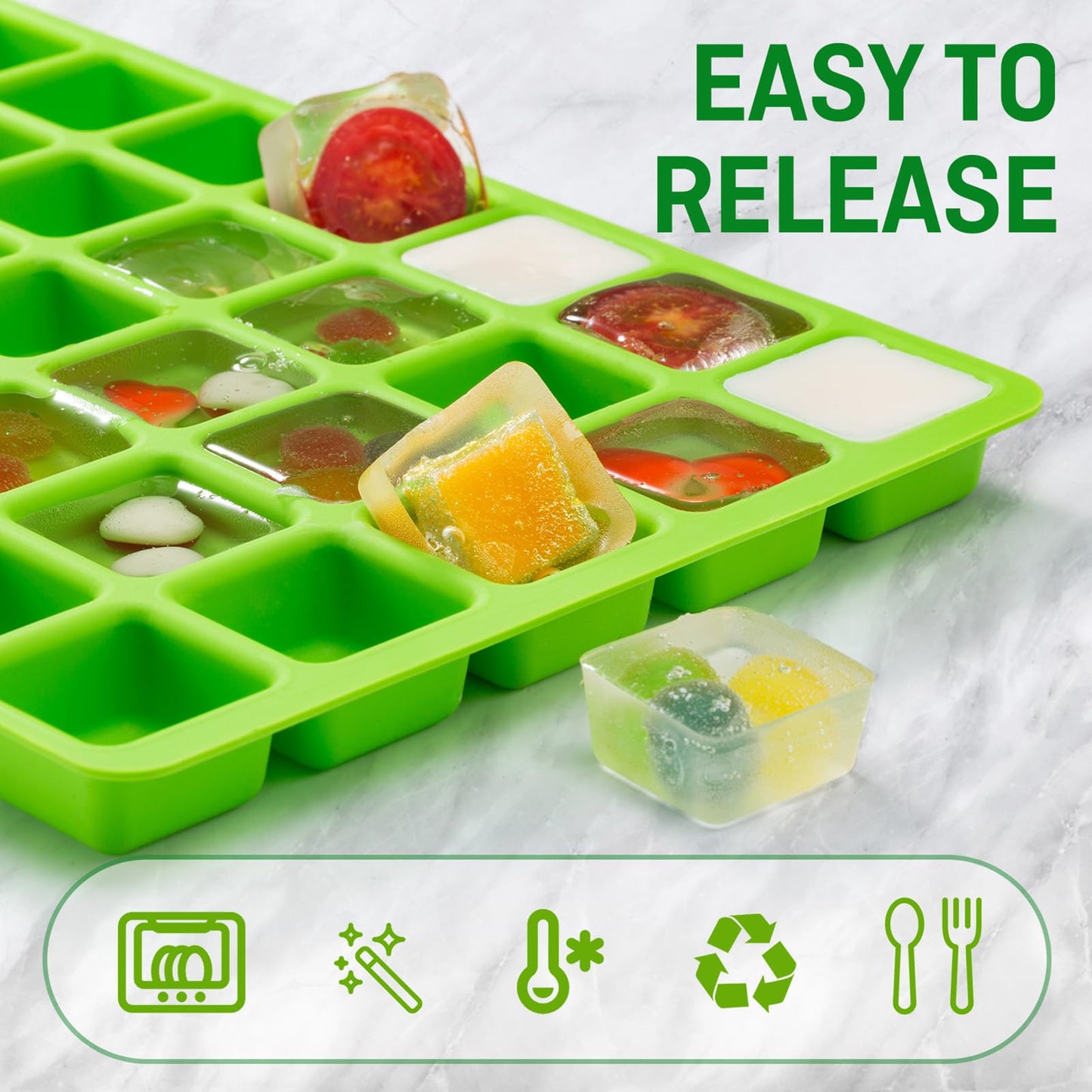 Large 6 Pcs Silicone food molds for harvest right freeze dryer Large trays, Silicone Food Molds for Harvest right freeze dryer accessories