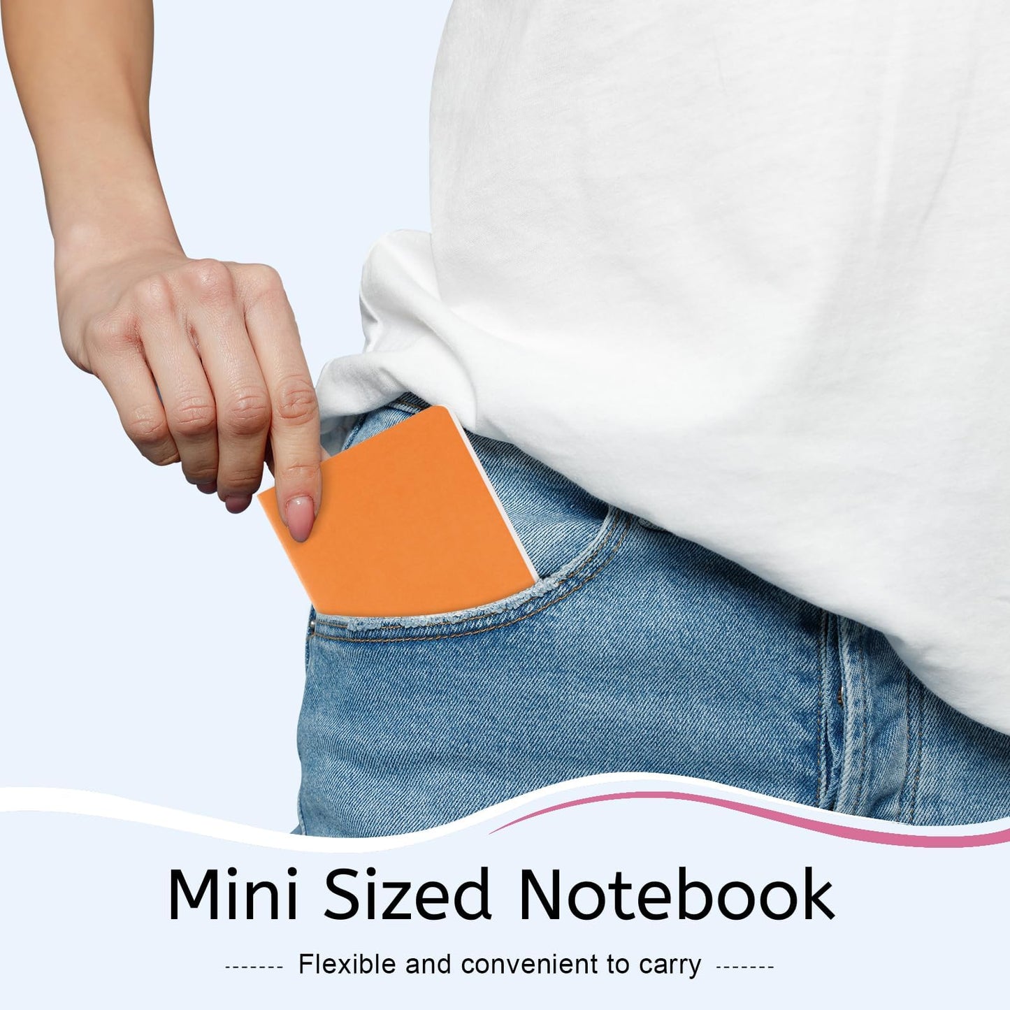 Oucaru 80 Pack Small Pocket Notebook, Mini Blank Notebook 3.5 x 5.5 Inches, Small Journals Notepad for Kids Students Office School Supplies, 12 Rianbow Color, 30 Sheets/60 Pages