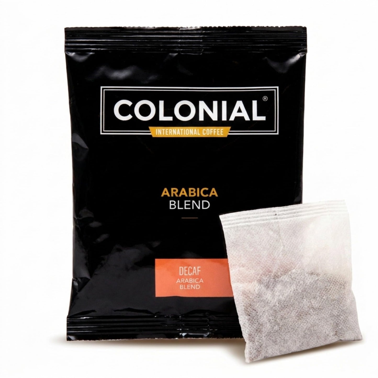 Colonial In-Room Decaf Ground Coffee Filter Packs for Hotel Rooms, Decaffeinated Dark Roast, 0.50 Ounce (Pack of 50), Use with 4-Cup Drip Coffee Machine